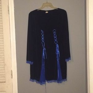 Plus size Dare to Wear goth tunic top 4x